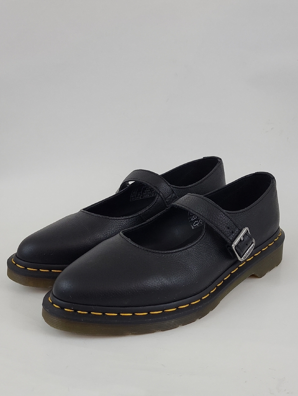 Dr. Martens Elphie Leather Pointed-toe Mary Jane Shoes Size 9 / EU 41